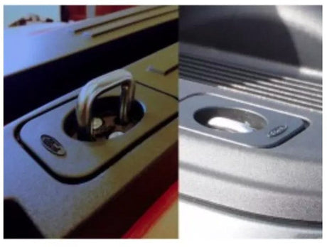 VFL3Z-99000A64-D 2015-2025 Ford F150 Bull Ring Stainless Steel Bed Hooks Pair Genuine OEM