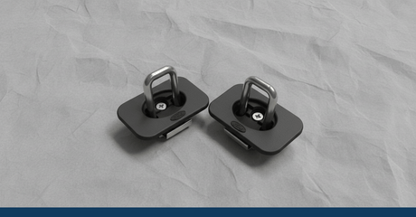 VFL3Z-99000A64-D 2015-2025 Ford F150 Bull Ring Stainless Steel Bed Hooks Pair Genuine OEM