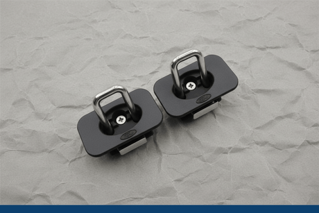 VFL3Z-99000A64-D 2015-2025 Ford F150 Bull Ring Stainless Steel Bed Hooks Pair Genuine OEM