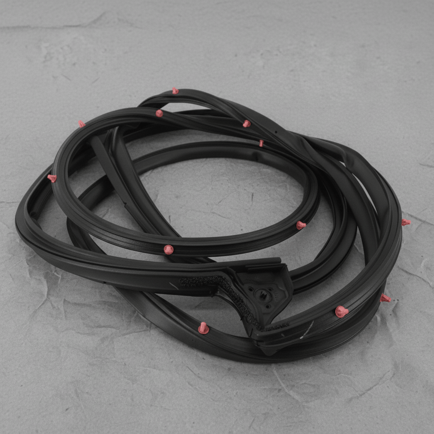 2016-2021 Honda Civic Sedan Driver Side Front Door Weatherstrip OEM