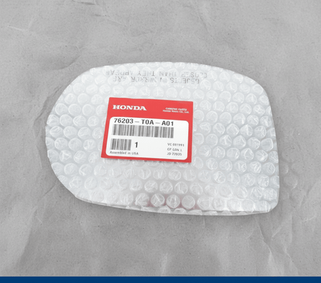76203-T0A-A01 2016-2022 Honda HR-Passenger Side Unheated Mirror Glass Genuine OEM