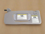 2016-2023 Toyota Tacoma Double Cab 2WD Driver Side Sun Visor Gray Without Sunroof or Auto Dim Mirror