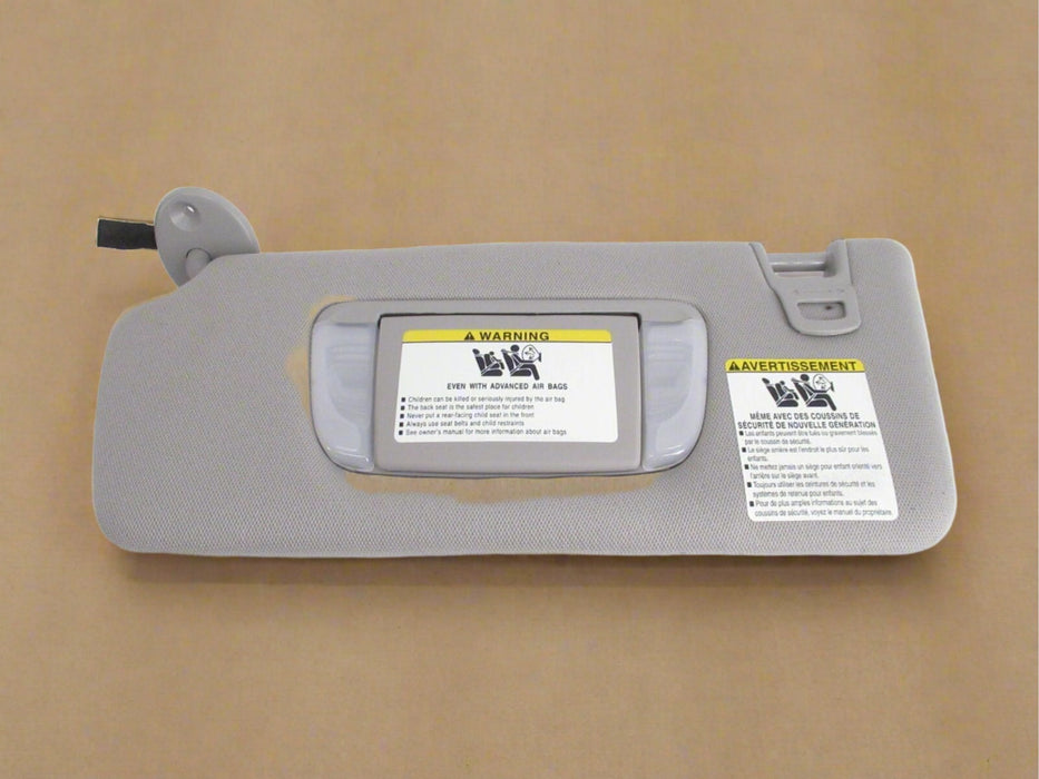 74320-04380-B0 2016-2023 Toyota Tacoma Double Cab 2WD Driver Side Sun Visor Gray Without Sunroof or Auto Dim Mirror