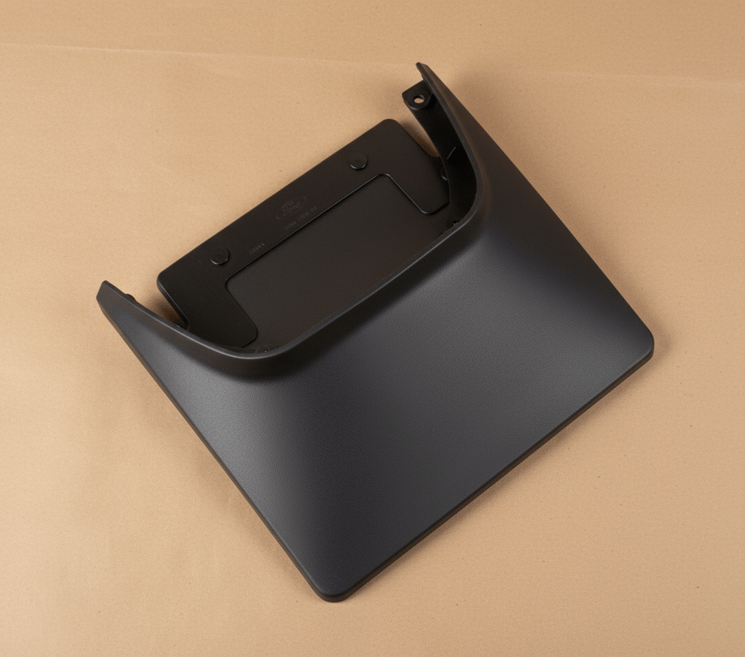 FC4Z1-6A550-AB 2016-2025 Ford F650 or F750 OEM Front Mud Flap Splash Guard Black