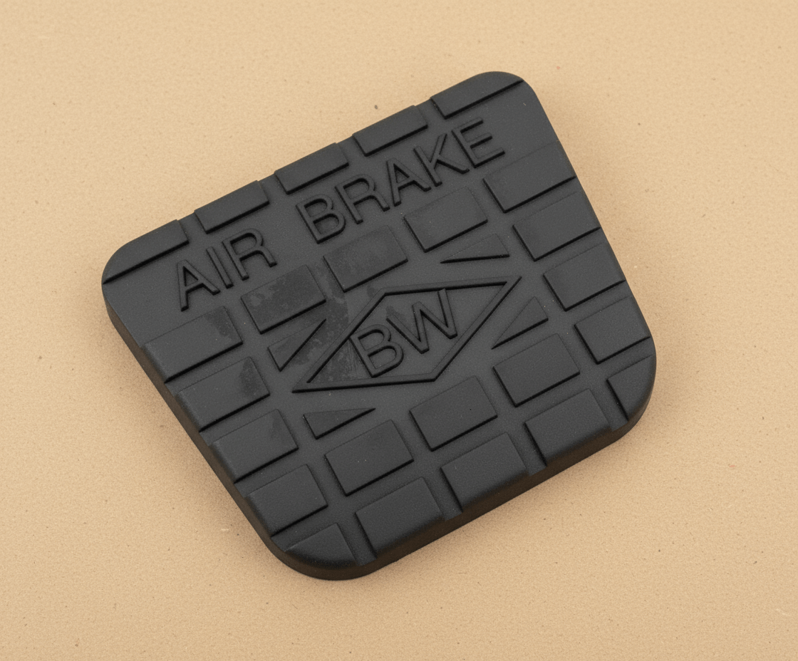 FC4Z-2454-A 2016-2026 Ford F-650/F-750 OEM Air Brake Pedal Pad Black Bendix