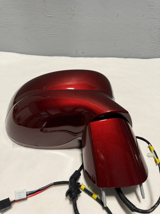 5RM14NRVAE-D1 2017-2019 Chrysler Pacifica Passenger Side Mirror - Painted Velvet Red- Blind Spot -Manual folding