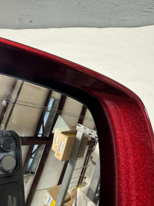 5RM14NRVAE-D1 2017-2019 Chrysler Pacifica Passenger Side Mirror - Painted Velvet Red- Blind Spot -Manual folding