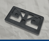 71145-TGG-A00 2017-2021 Honda Civic Hatchback Front License Plate Bracket OEM No Hardware