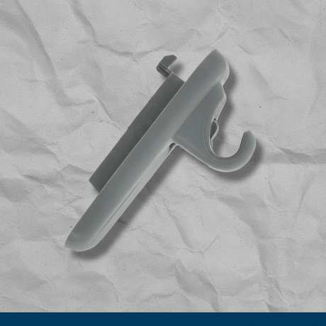 6QA99PS4AA 2017-2021 Jeep Compass (1) Sun Visor Support Clip Genuine OEM