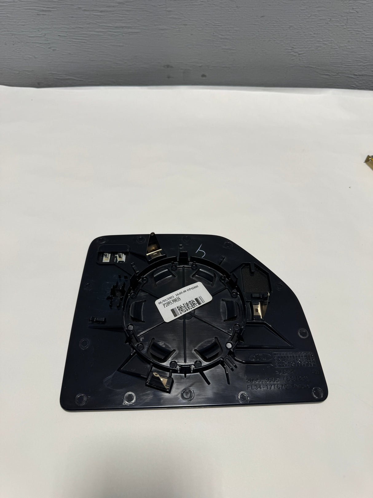 FL3Z-17K707-T 2017-2022 Ford F-250 F-350 Upper Driver Side Mirror Glass w/ Heat OEM