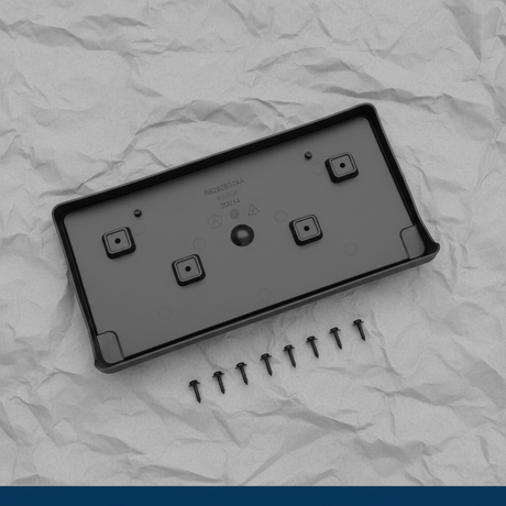 68277142AA 2017-2022 Jeep Grand Cherokee Front License Plate Bracket Genuine OEM