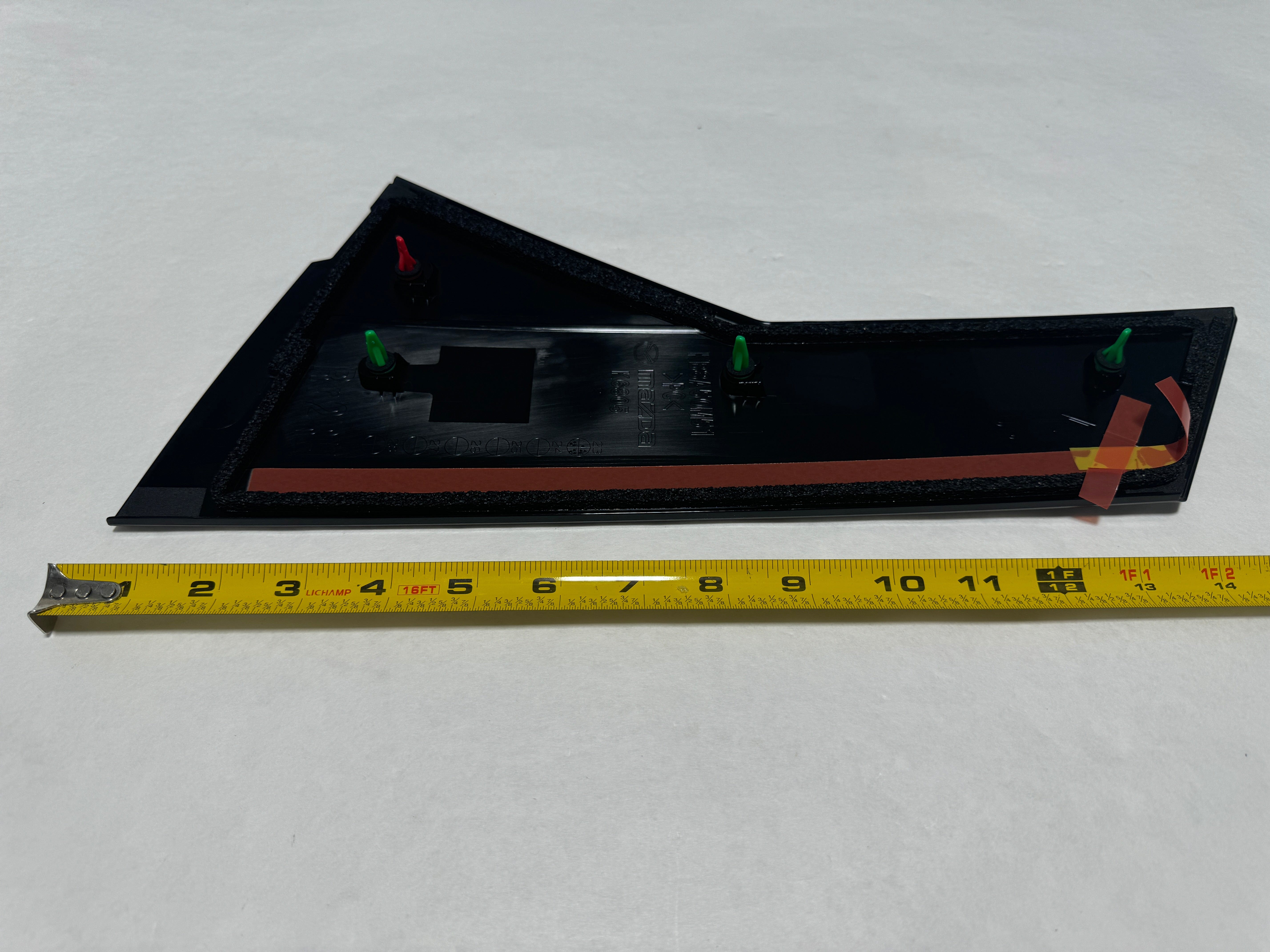 2017-2024 Mazda CX-5 Passenger Rear Door Garnish Pillar Trim Piano