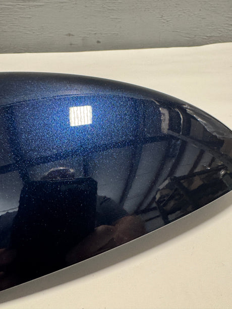 TK48-69-1N1A-13 2017-2024 Mazda CX-5 CX-9 Passenger Side Crystal Blue Mirror Back Cover Genuine OEM