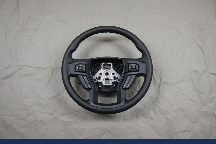 2017-2025 Ford F-250 F-350 F-450 E-350 E-450 Steering Wheel Vinyl OEM