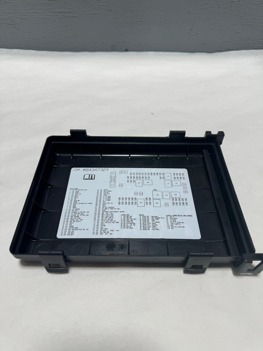 2017 Express or Savana 2500 3500 Van Under Hood Fuse Box Cover For Gas Engines Only