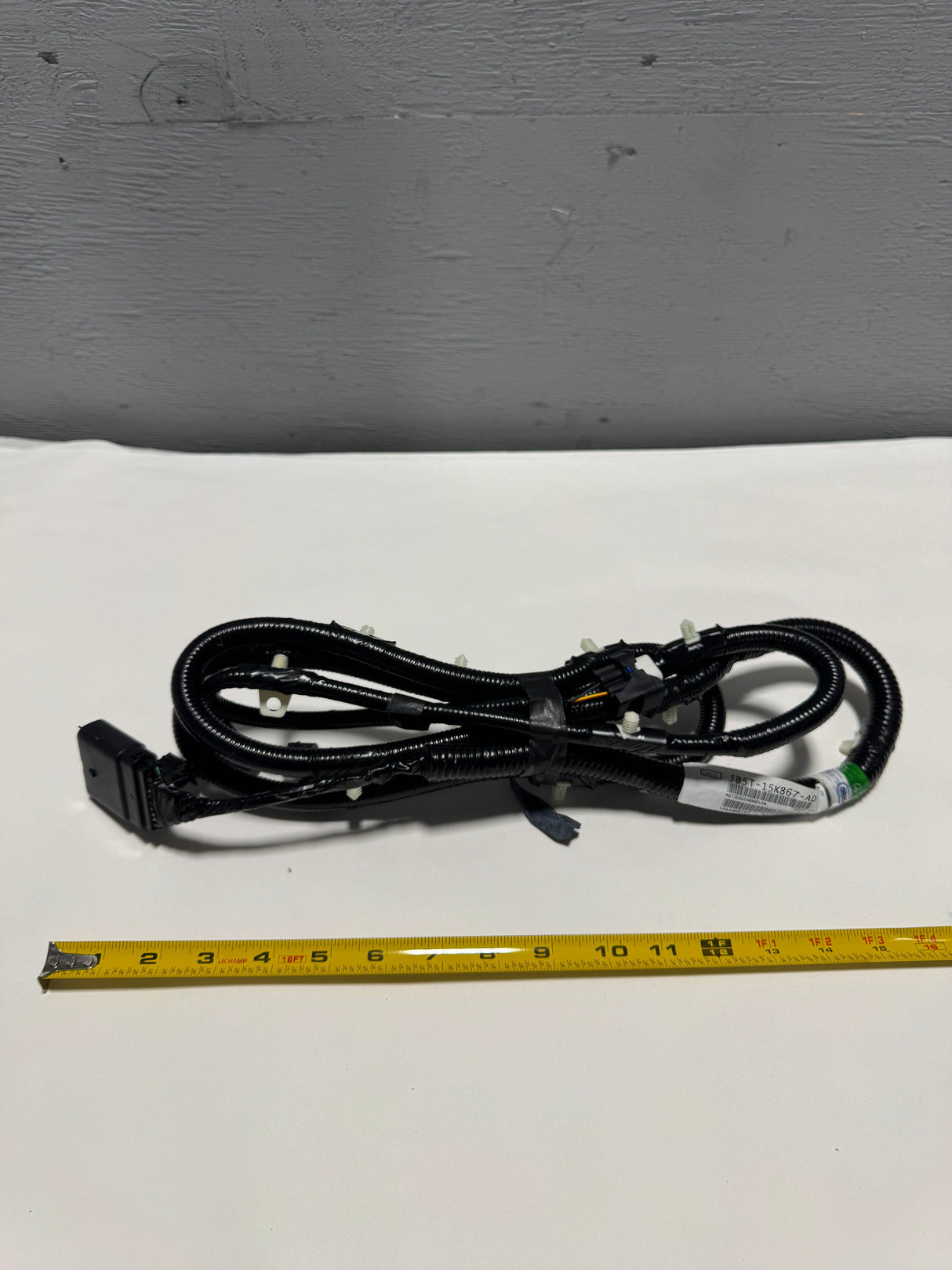 JB5Z-15K867-A-B19 2018-2019 Ford Explorer Frt Park Aid Wiring Harness No Cam / No Auto Park JB5T-15K867-AD