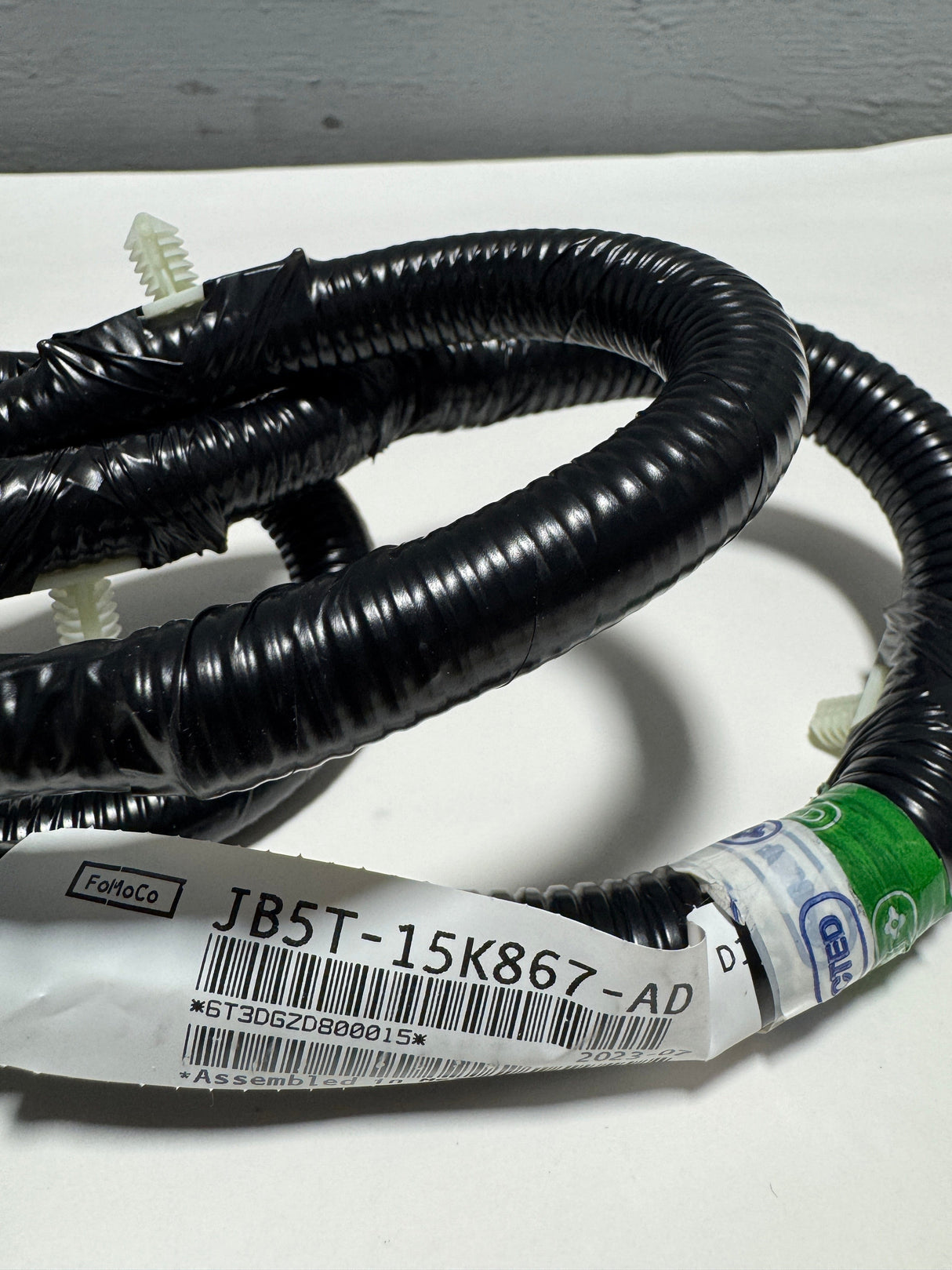 JB5Z-15K867-A-B19 2018-2019 Ford Explorer Frt Park Aid Wiring Harness No Cam / No Auto Park JB5T-15K867-AD