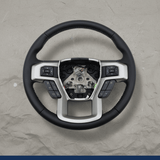 2018-2020 Ford F-150 Steering Wheel Black Leather Genuine OEM