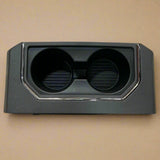 LL1Z-7804567-BA 2018-2021 Ford Expedition Rear Console Cup Holder Vinyl Coffee Color For Ambient Lighting Equipped