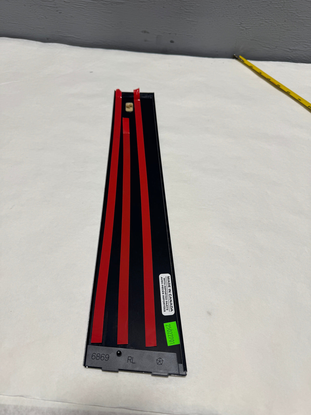 57010447AP 2018-2021 Jeep Grand Cherokee Driver SIde Rear Door Pillar Window Trim Applique OEM