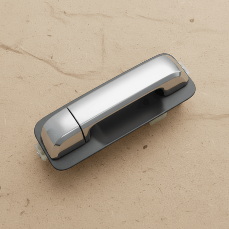 JC3Z-2522404-DDPTM 2018-2022 F-150/F-250/F-350/Pass Side Door Handle Chrome Unpainted W/o Passive