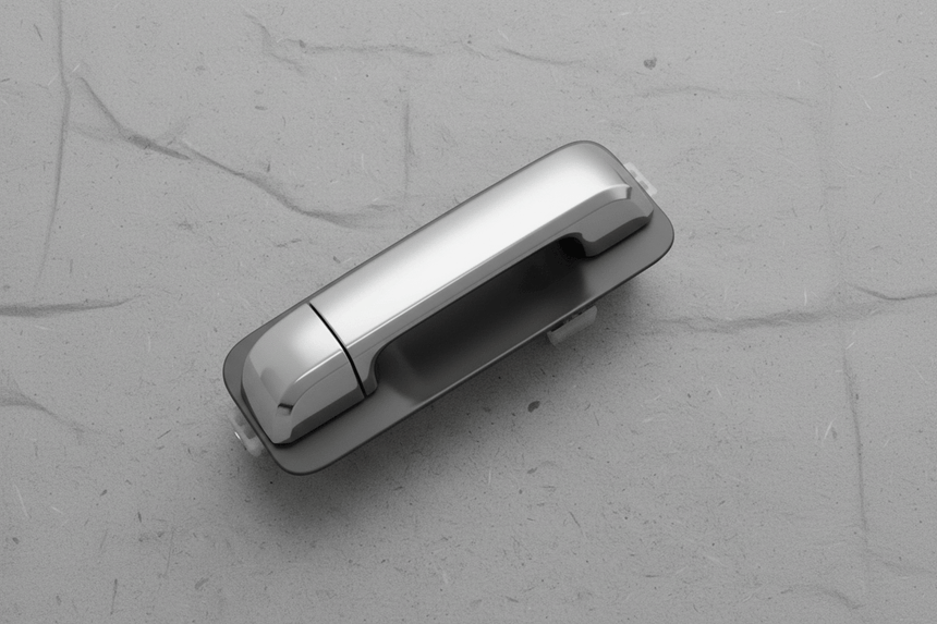 2018-2022 F-150/F-250/F-350/Pass Side Door Handle Chrome Unpainted W/o Passive