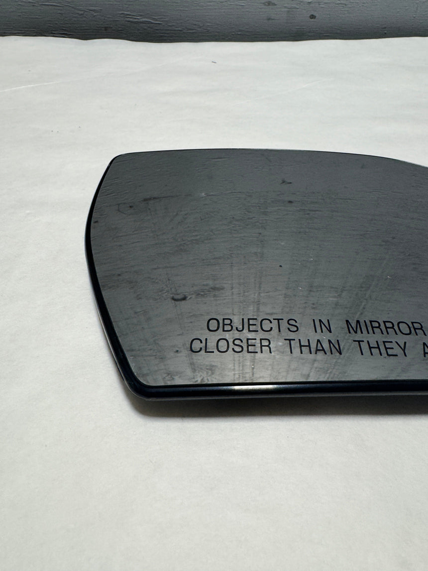 2018-2024 Ford Expedition Passenger Side Mirror Glass With Blind Spot Light For Non Signal Equipped Mirrors