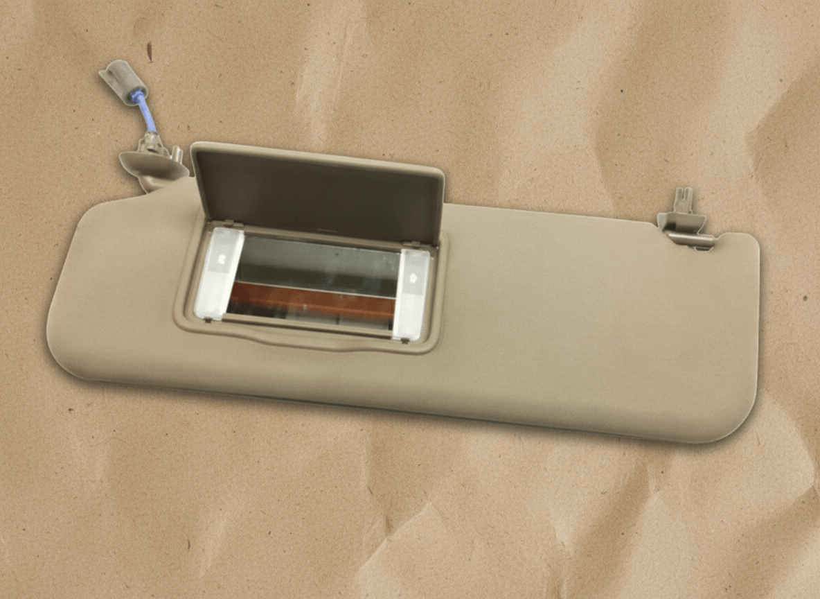 83280-THR-A01ZB 2018-2024 Honda Odyssey OEM Driver Side Sun Visor Gray w/ Illum Sunroof