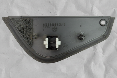 2018-2025 Jeep Wrangler Rubicon Driver Side Door Mirror Trim Black OEM