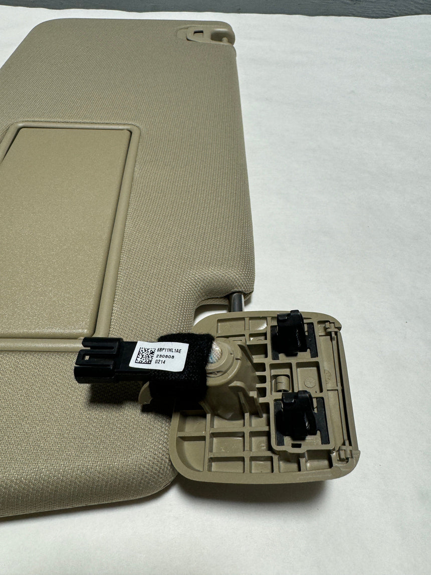 2019-2021 Ram 1500 DT Lighted Tan Passenger Side Sun Visor OEM
