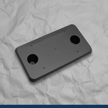 42443601 2019-2022 Chevrolet Blazer Front Bumper License Plate Bracket OEM No hardware