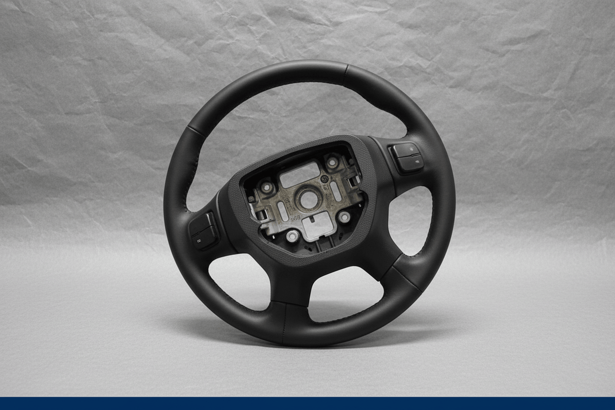 85004120 2019-2022 Chevrolet Traverse Steering Wheel Black Leather Heated OEM