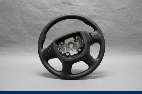 85004120 2019-2022 Chevrolet Traverse Steering Wheel Black Leather Heated OEM