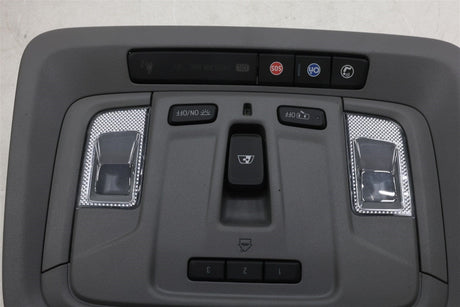 2019-2023 Silverado Sierra Overhead Console Gray With Garage Opener OEM