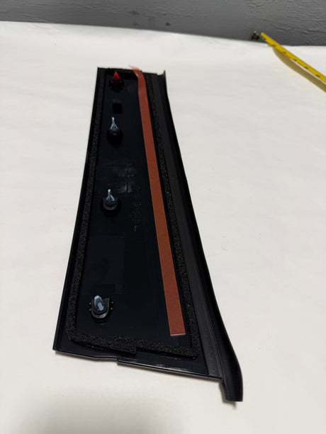 RC50-BDTS-50-M40C-B10 2019-2024 Mazda 3 Mexico Built Driver Side Back Door Trim Molding Applique Black OEM