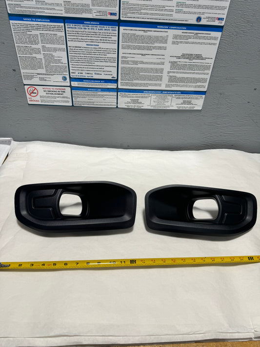 68449341AA 2019-2024 Ram 2500 3500 Fog Light Lamp Bezel Kit Includes Both Sides OEM