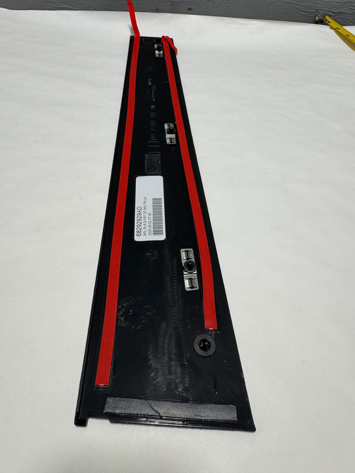 68292929AD 2019-2026 Ram 1500 DT B Pillar Applique Molding Front Driver Side OEM