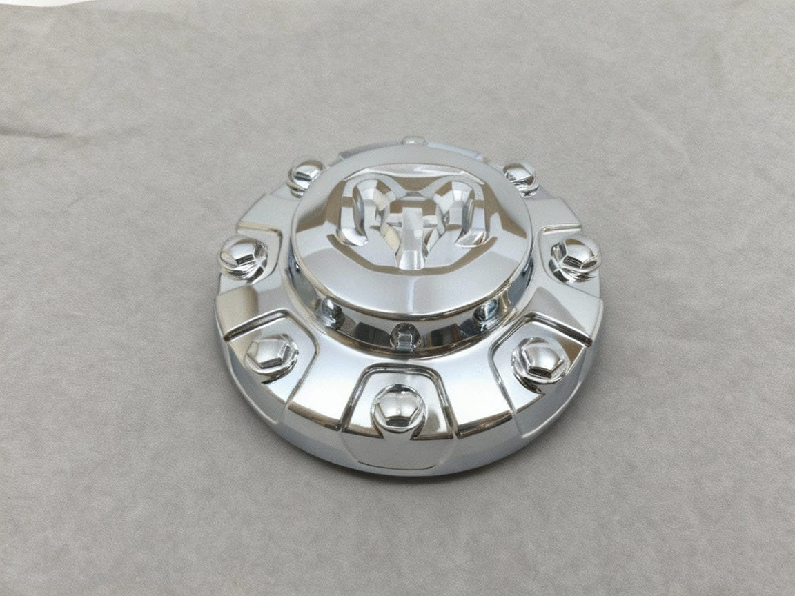 6MP53SZ0AC 2019-2026 Ram 3500 Rear 17" Dual Wheel Chrome Center Cover Cap Genuine OEM