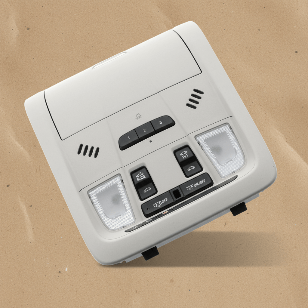 84746713 2020/2022-2023 Acadia OEM Overhead Console Sunroof Equipped Shale