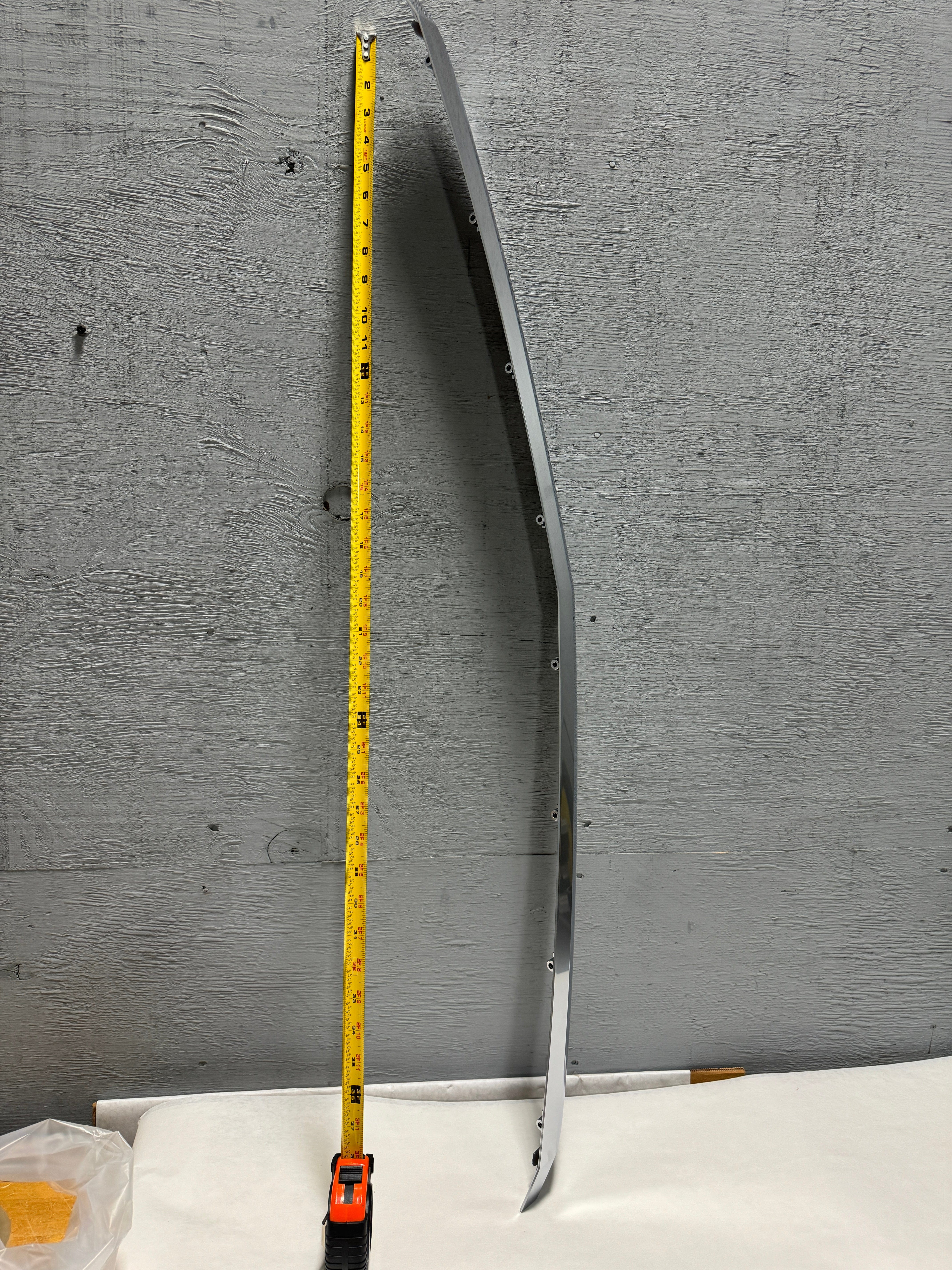 2020-2022 Cadillac XT6 Silver Front Grille Upper Filler Molding