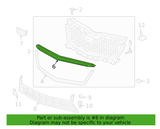 84383320-H1 2020-2022 Cadillac XT6 Silver Front Grille Filler Molding OEM