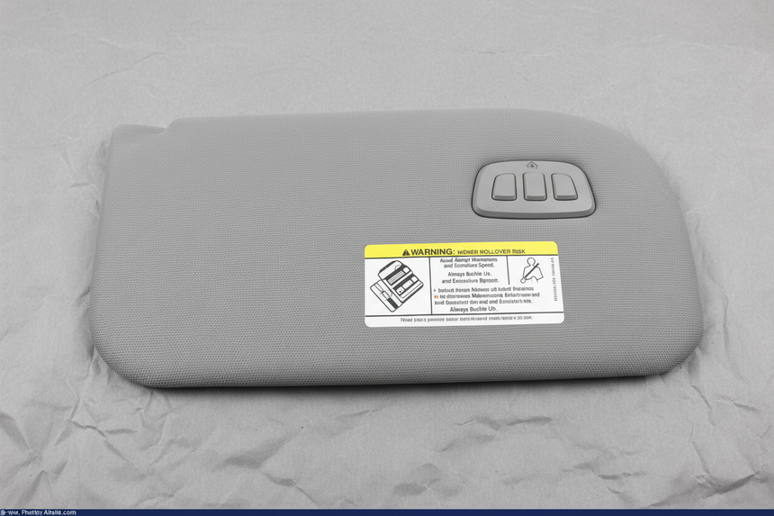 2020-2022 Ford F-250 F-350 F-450 Super Duty Driver Side Sun Visor Gray OEM