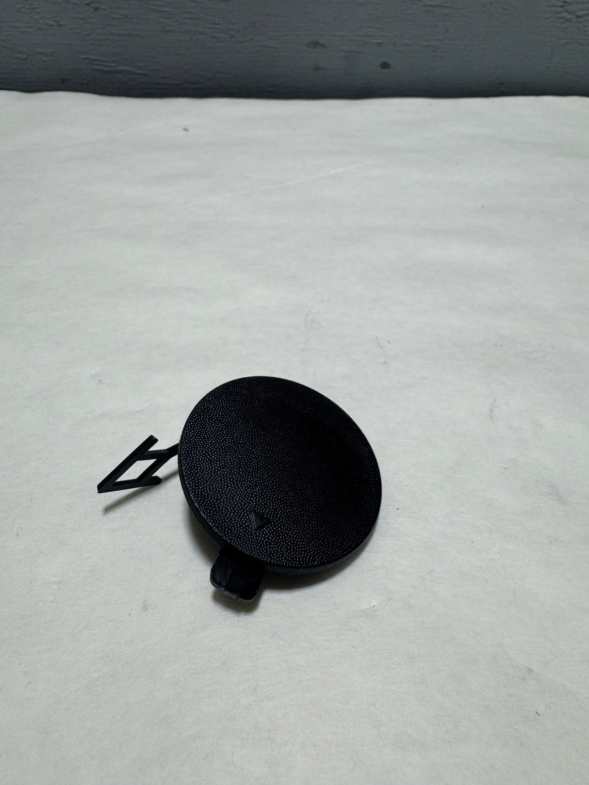 86617-K0000 2020-2022 Kia Soul Rear Tow Hook Eye Cap Cover Textured Unpainted Black OEM