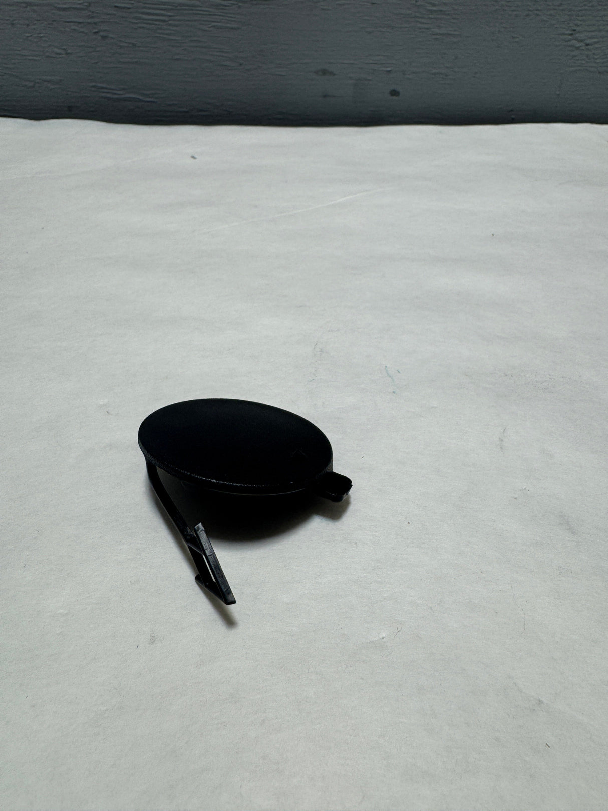 86617-K0000 2020-2022 Kia Soul Rear Tow Hook Eye Cap Cover Textured Unpainted Black OEM