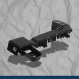 84885011 2020-2023 GMC Acadia Front Bumper Fascia Guide Passenger Side OEM