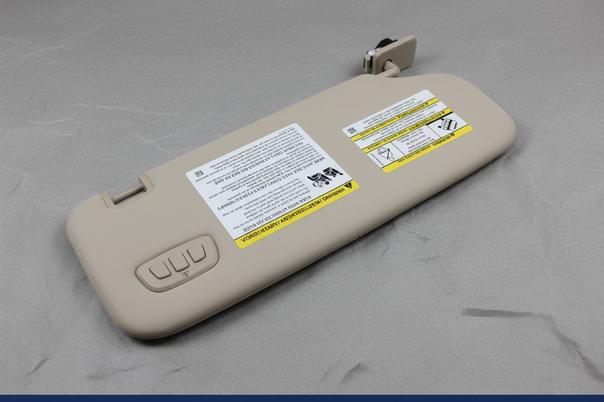 2020-2024 Ford Explorer Driver Side Sun Visor Sandstone Genuine OEM