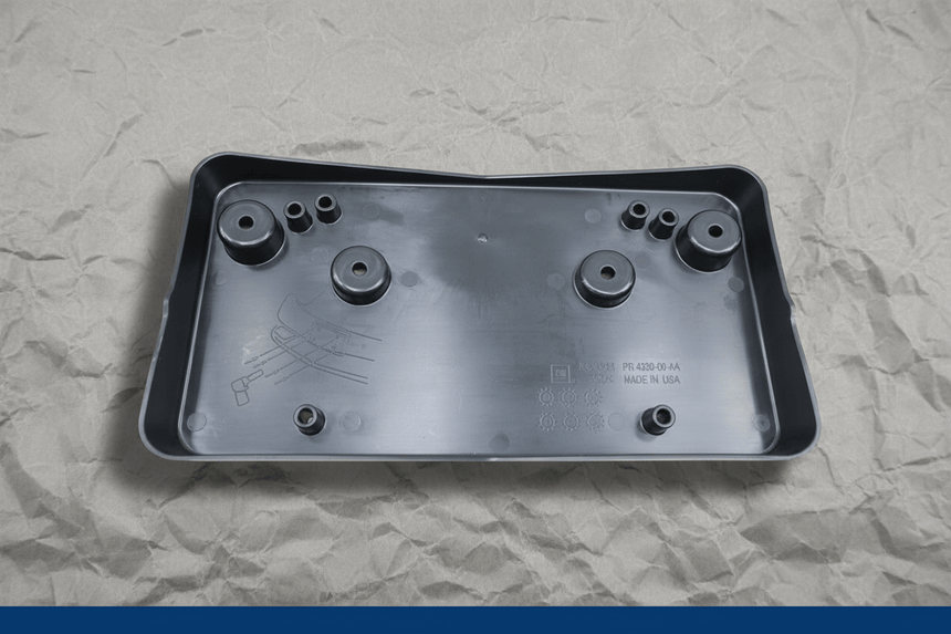 2020-2025 Cadillac XT6 Front Bumper License Plate Bracket Genuine OEM No Hardware