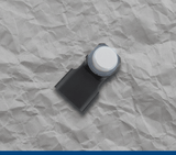 39680-T6Z-A01ZM 2020-2025 Honda Odyssey Passport Rear Parking Sensor Platinum White (1) OEM