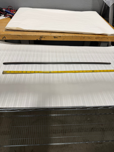 CL0925-62186AN02A-F13 2020-2025 Subaru Outback Passenger Side Rear Door Upper Sash Molding OEM