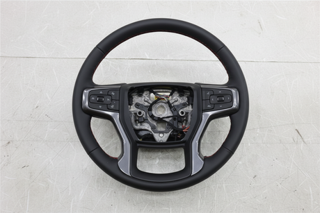 2021-2022 Chevrolet Tahoe Steering Wheel Black Leather Heated OEM